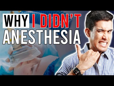 Why I DIDN'T... Anesthesiology