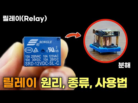 릴레이의 작동 원리, 종류, 구조 등등... A~Z까지!! (SPST, DPST, SPDT, DPDT, NO, NC, COM)