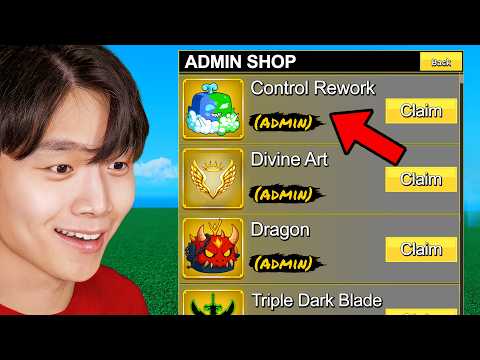 Starting Over Using ADMIN SHOP In Blox Fruits (2nd Sea)