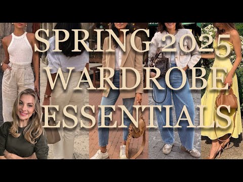 2025 Spring Wardrobe Essentials! *Spring Capsule Wardrobe*