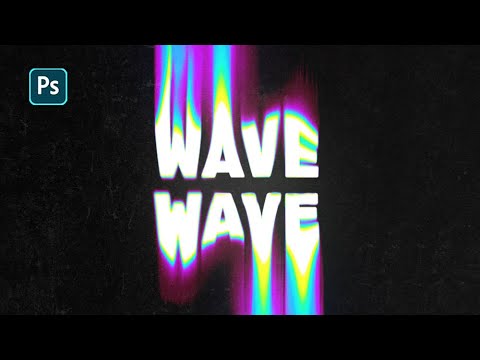 How to Create COLORFUL LIQUID  text in Photoshop | Melting Text Tutorial