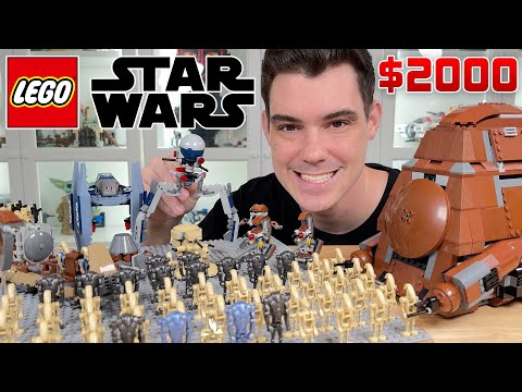 Building my LEGO Star Wars DROID ARMY with $2000 on Whatnot!