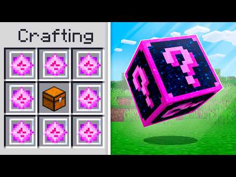 I Crafted Every LUCKY BLOCK in Minecraft...