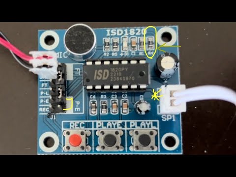 ISD1820 Sampler Chip - How it works and easy Mods