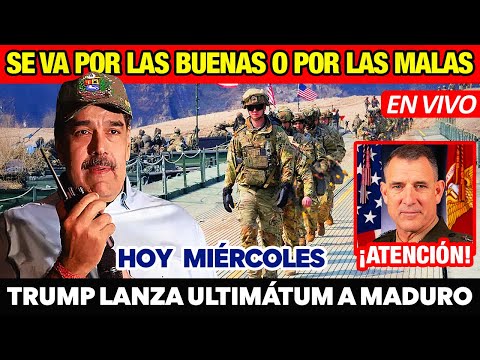 ÚLTIMO 🚨 FUERZAS ESPECIALES ESPERAN LA ORDEN DE TRUMP Y MADURO PIDE APOYO TOTAL A OTROS PAÍSES