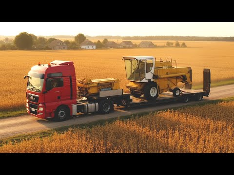 Доставка комбайна SAMPO 680 з Колодяжного до Колодяжного | Шепетівська об’їзна та миття МАНа