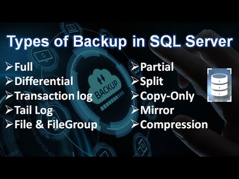 Types of Backup in SQL Server || Ms SQL