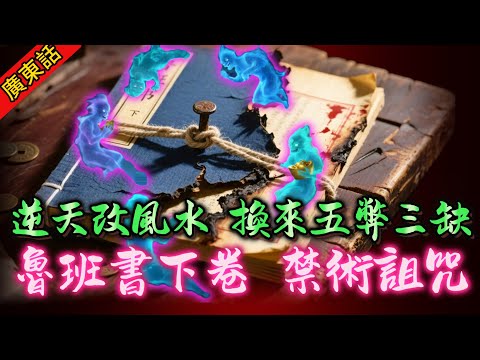 【奇聞】|  風水奇談(下集）：魯班書下卷嘅詛咒，師兄用禁術鎮壓，逆天改局換嚟五弊三缺嘅恐怖下場！#奇闻异事