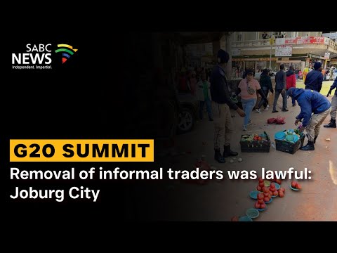 Removal of informal traders was lawful: Joburg City