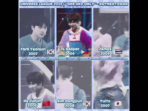 [UNIVERSE LEAGUE ] ONE AND ONLY- BOYNEXTDOOR COVER | PART 3