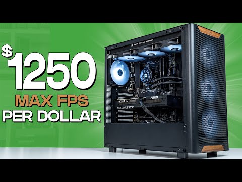 $1250 Pure Performance Gaming PC Build Guide