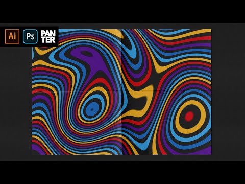 Liquid Line Effect | Illustrator & Photoshop Tutorial