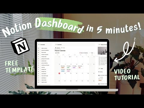 How to Make a Daily Planner Dashboard in Notion | Easy Tutorial