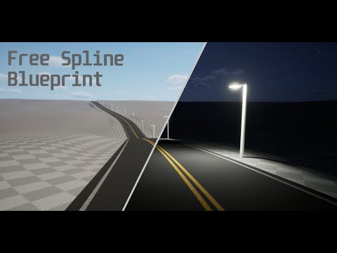 UE5 Free Blueprint Update | Periodically Spawn Meshes and Blueprints Along a Spline