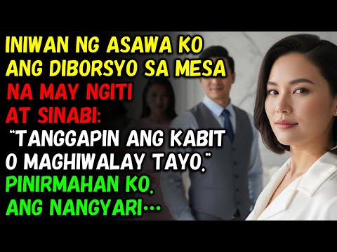 Iniwan Ng Asawa Ko Ang Diborsyo Sa Mesa At Sinabi😡: "Tanggapin Ang Kabit O Tapos Na Tayo." Pero…😏