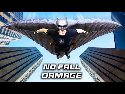 Real Flying Batman Cape! - No Fall Damage
