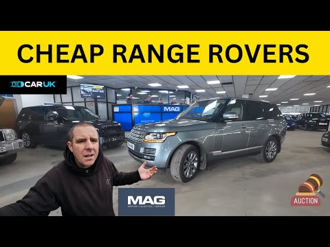 SHOCKED AT THESE RANGE ROVER CAR AUCTION PRICES