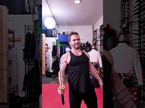 Longsword vs Katana!! #sword #stunts #meme