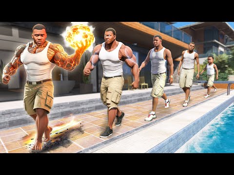 Evolving Franklin from WEAK to STRONGEST Superhero in GTA 5!
