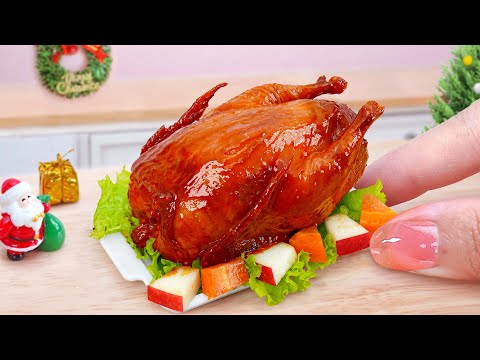 Santa Claus Gift π
Cooking Yummy Miniature Christmas Roasted Turkey With Honey π¦ Tina Mini Cooking