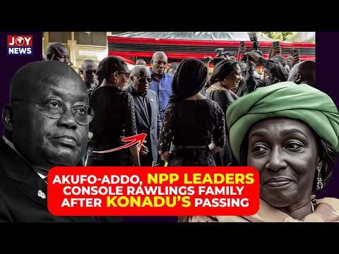 Akufo-Addo, NPP Leaders Console Rawlings Family After Nana Agyeman Konadu’s Passing
