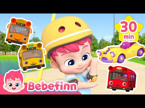 Top 10 Vehicle Songs for Kids | Best Cars, Buses, Bikes & More Nursery Rhymes