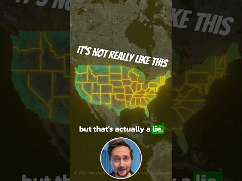 Why State Borders Are Actually Lies 🤨🇺🇸 #geography #history #unitedstates