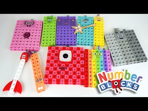 Numberblocks Big Numbers Fall Apart! Rebuild 10 to 100 |  Colors, Counting, Shapes, Directions