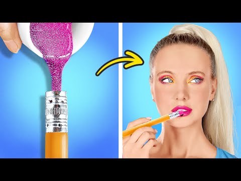 Beauty & Brains! 💅📚 Genius Hacks + DIY School Supplies by 123 GO! Infinity