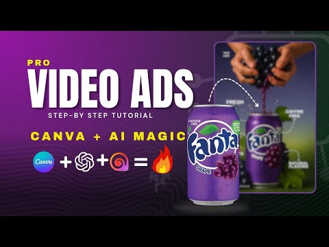 Create Pro Video Ads Using Canva + 🤖 AI | Make Stunning Ads in Minutes