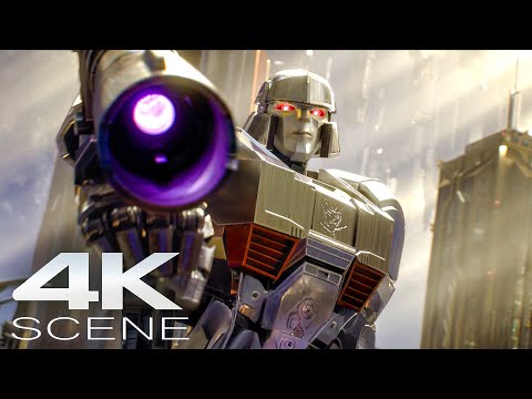 D-16 Becomes MEGATRON - Transformers One Movie Clip | 4K UHD