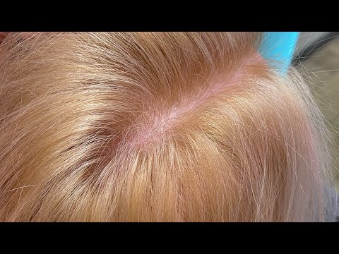 Работа со спец блондом на темной базе