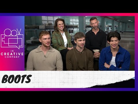 Boots with actors Miles Heizer, Max Parker & Liam Oh and showrunners