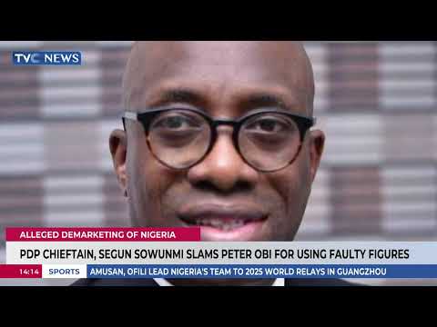 PDP Chieftain, Segun Sowunmi Slams Peter Obi For Using Faulty Figures | Journalists' Hangout
