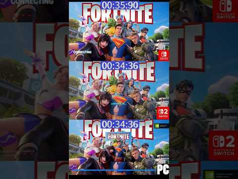 Switch 2 vs Switch 1 - Fortnite Performance #fortnite #switch2