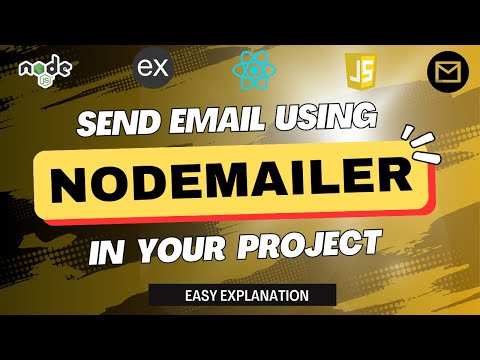 Send Emails Easily with NodeMailer in Node.js | How to Send Email in Project | Backend Web Solution
