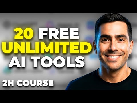 20 Best FREE & UNLIMITED AI Tools (2025) — 2H LEGIT Course
