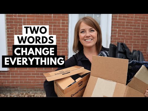 Repeat these two words to declutter your whole house.