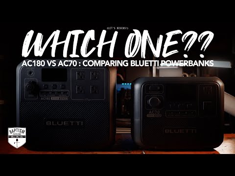 The BLUETTI AC180 VS AC70...Which Is Right For You?!