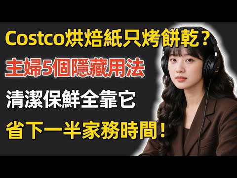 Costco烘焙紙只能烤餅乾？主婦私藏5個隱藏用法，清潔保鮮全靠它，省下一半家務時間！