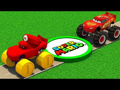 MONSTER TRUCKS vs MARIO PORTAL in Teardown