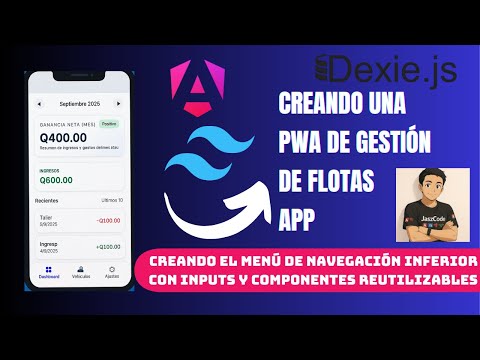 06 Creando el Menú de Navegación Inferior con Inputs y Componentes Reutilizables