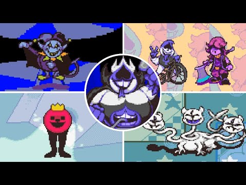 Bound To The Dark World - All Bosses + Ending (Deltarune x Earthbound ROM Hack)
