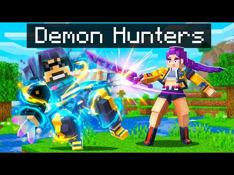 Becoming KPOP Demon Hunters in Minecraft