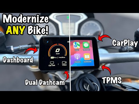 Best Smart Riding System for ANY Bike (+CarPlay) - AIO-5 Lite