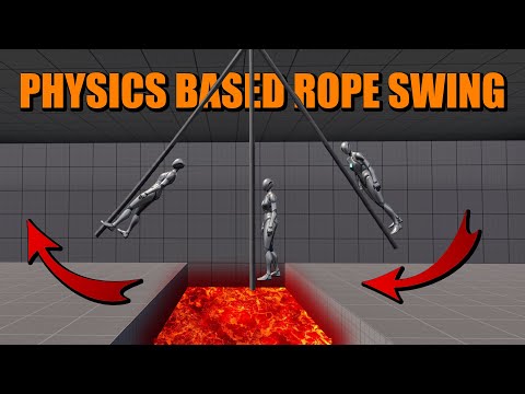 How To Create A Physics Based Rope Swing System In Unreal Engine 5 (Tutorial)