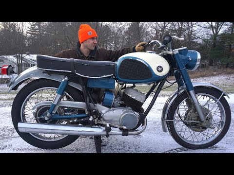 Mint 1966 Motorcycle Found In Old Lady's Basement (RARE FIND)