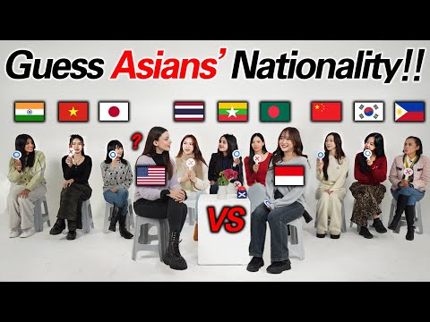 American Guess 10 Asians' Nationality!! (Which Country I'm From?)
