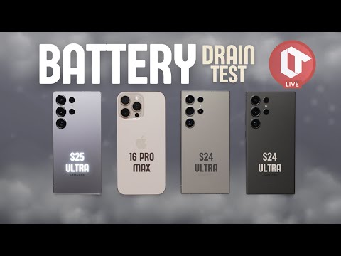 Samsung Galaxy S25 Ultra vs iPhone 16 Pro Max vs S24 Ultra EXTREME Battery Drain Test LIVE! [4K]