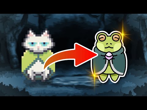 Switching From Pixel Art to Hand Drawn Sprites - Indie Roguelike Game Devlog #2